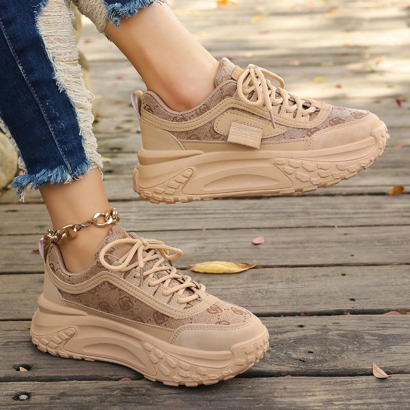 Fashion Woman Sneakers 2025 New Luxury Designer Platform Shoes Woman Breathable Mesh Trend Flat Casual Sneakers Females