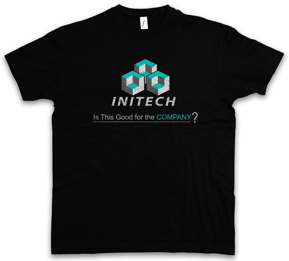 INITECH T-SHIRT Is This Good for the Company Sign Office Logo Company Space