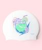 Seuweibeu Aloha Green Silicone Swim Cap White (Sw-Cs072)