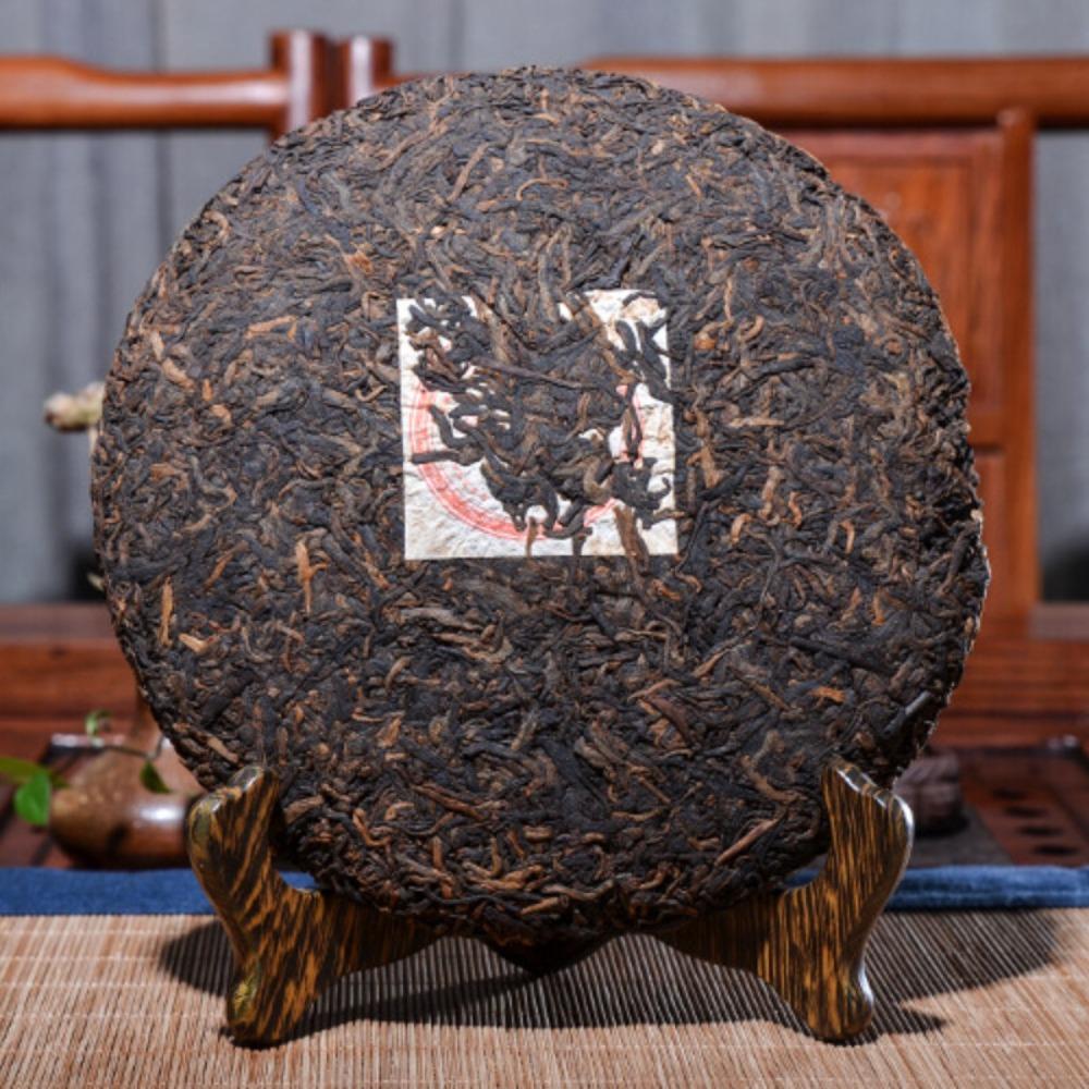 Premium 357g Chinese Yunnan Pu-erh Ripe Tea Cake Banzhang Healthy Herbal Rich Flavor Relaxation Wellness