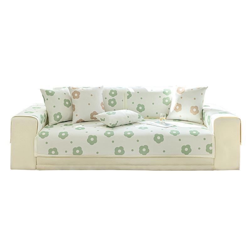 Summer Sofa Cushion Summer Ice Silk Summer Mat All-Inclusive Universal Non-Slip Sofa Cover Cover Towel