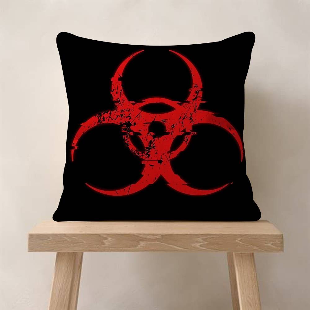 Game R-Resident E-Evil U-Umbrella Pillowcase Toon Gift Cushion Cover Bedroom Home Sofa Chair Seat Decor Pillow Case