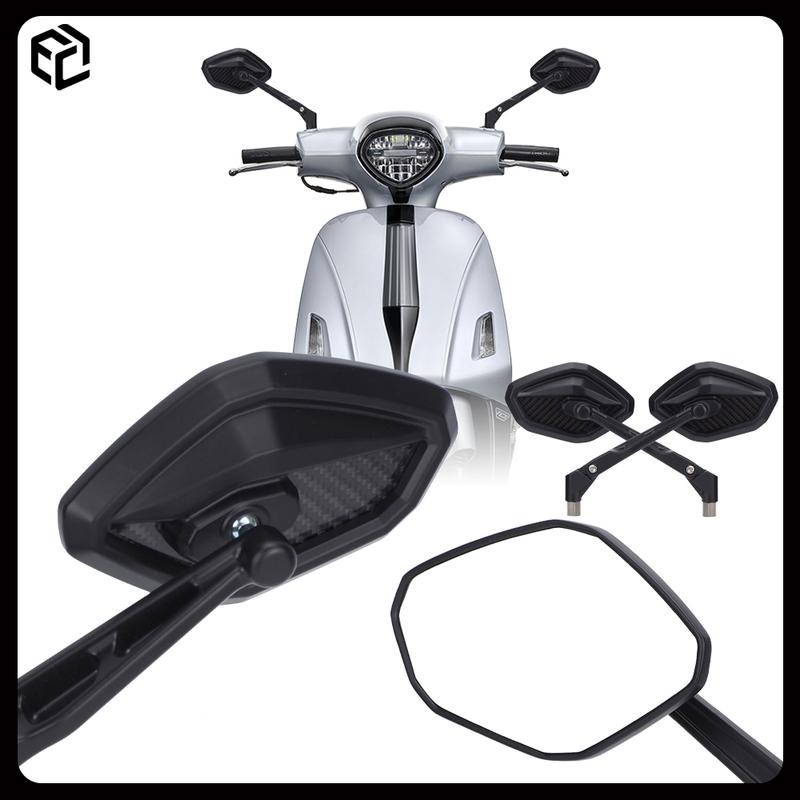 For KYMCO Fiddle 50 / III 125 / Electric / X150 / Desert Edition / Arctic Pro Carbon Fiber Motorcycle Rearview Mirror Espejos