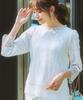 Nissen and Sew with Blouse Mocha Size LL Shirt/Blouse [Cut Lining] All-Lace (Washable) Beige,