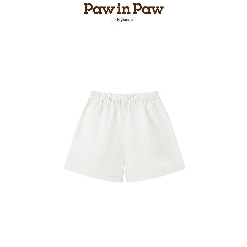 PawinPaw Girls  Cartoon Bear Casual Shorts 120
