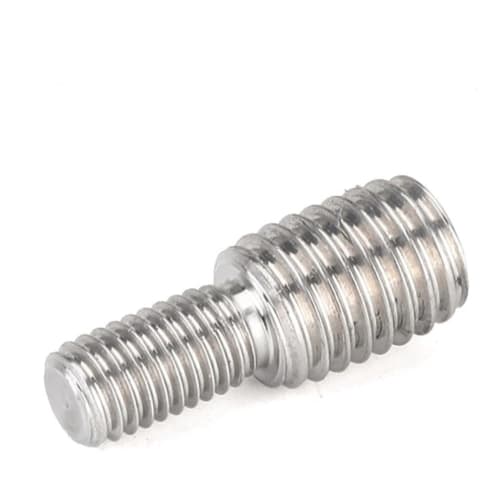 Pack of 2 Double Headless Reducing Screws, M6 Male Thread Adapter, Reducer Conversion Joint, Hardware, Double Male Thread Bolt, 304 Stainless Steel (M