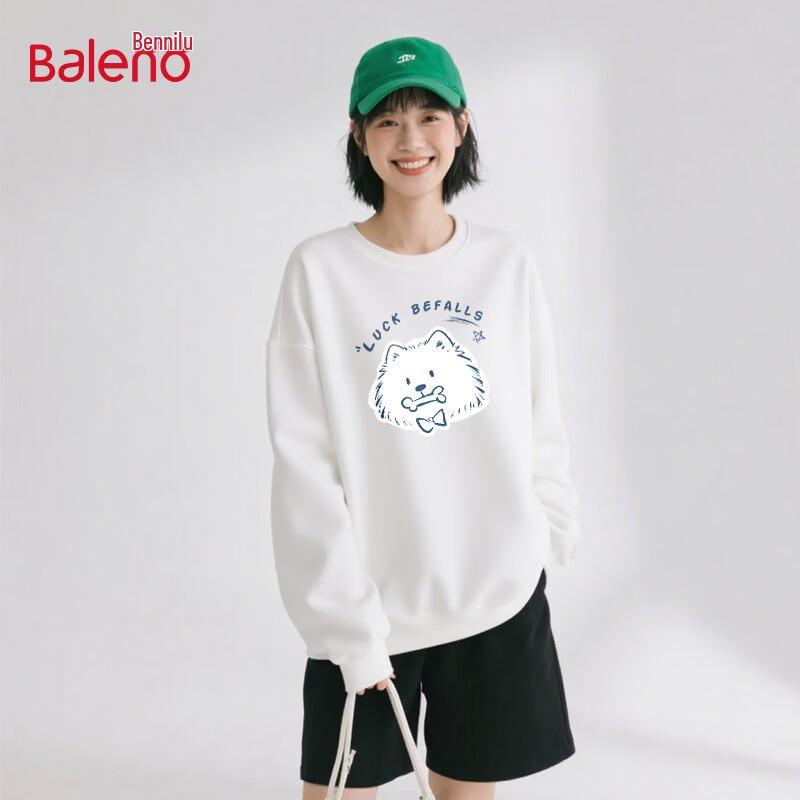 Baleno Puppy Graphic Long Sleeve Tee M