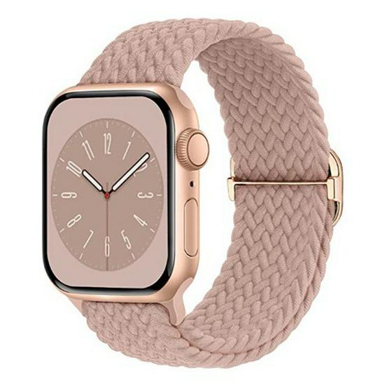 Elastic Woven Nylon Strap for Apple Watch Series 4-10 & Ultra 2