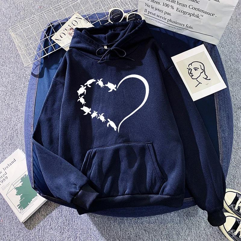 Womens Sweatshirts Casual Hooded Printed Jogging Clothing Home Outdoors Pullover Tops Take a Walk Versatile