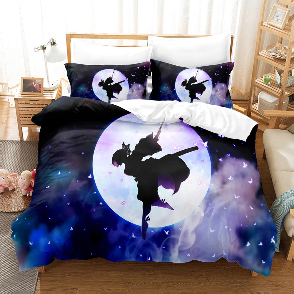 3D Print Kochou Shinobu With Bed Linen Anime Demon Slayer Bedding Collection 200X200 Teens Boys Twin Single Queen King Full Duvet Cover Collections