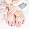 50pcs Nail Files Double Sided 180/240 Grit Nail Buffering Files for Home Nail Salon