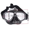 Set de máscara de buceo para miopía con soporte para cámara, lente templada, gafas de buceo y natación, banda elástica ajustable, caja de regalo