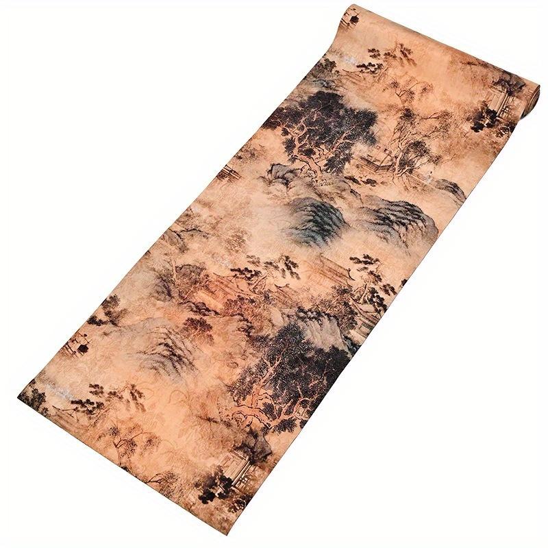 Chinese Style Zen Tea Mat - Waterproof Non-Slip Table Cover for Tea Ceremony, Birthday Gift Holiday Decor - National Fengshui