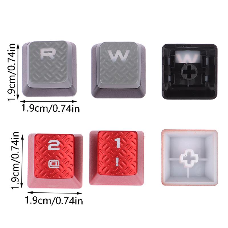 Keycaps For Pirate Ship Mechanical Keyboard Mechanical Keyboard K70Rgb Original Keycap Silver Red