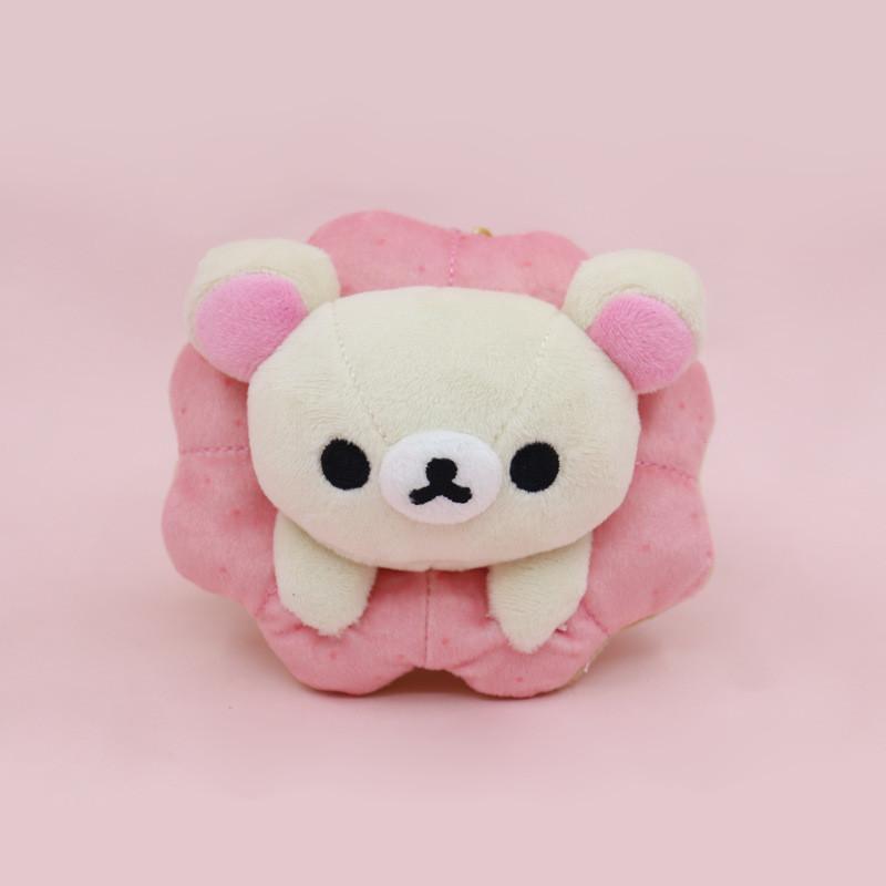 Cuter Rilakkuma Plush Pendant With Donut Design For Girls And Collectors