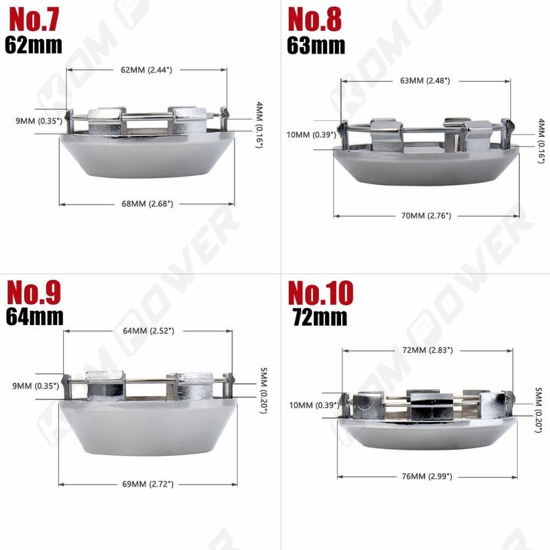 4PCS JDM Sport Rim WORK EMOTION Center Cap 56MM/57MM/58MM/59MM/60MM/61MM/62MM/63MM/64MM/72MM VS Hubcap MEISTER Wheel Cover Caps