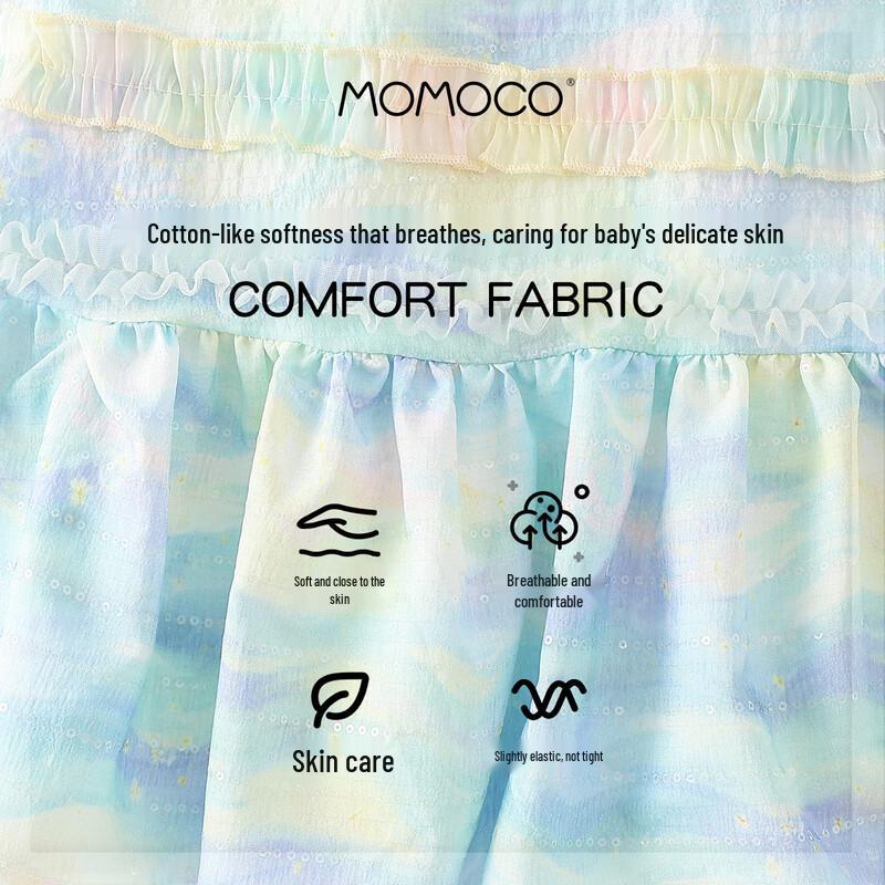 MOMOCO Girls' Sleeveless Lace Princess Dress