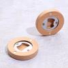 5pcs Magnetic Bamboo Blank Bottle Opener Round Fridge Magnet Party Supplies Beer Opener  Guests