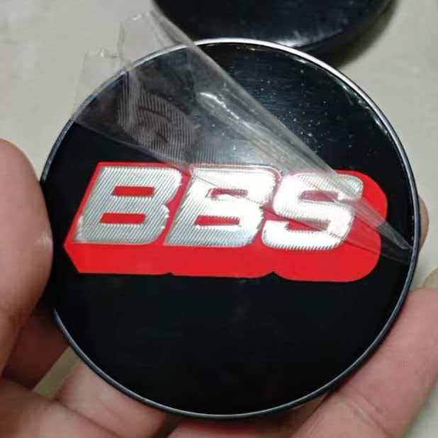 4ks emblem BBS Krytka náboje kola Vnější průměr 56mm 60mm 65mm zakřivený povrch Krytka středu kola auta Hub pro středové krytky kol auta