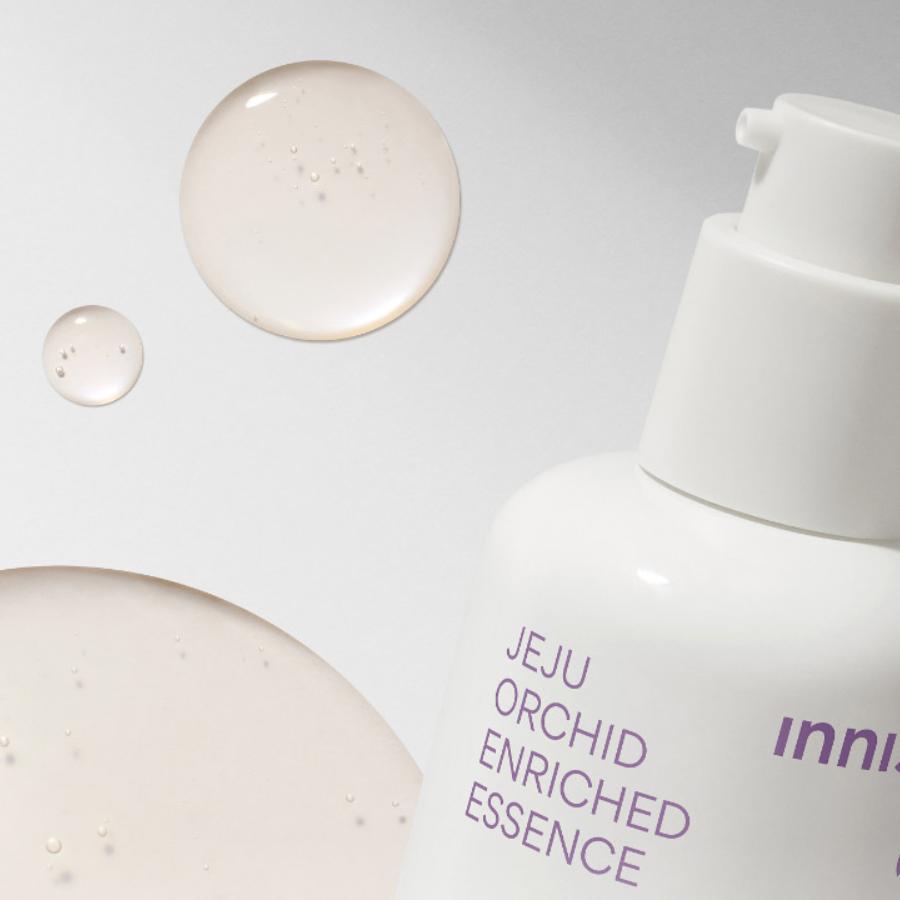 Innisfree Jeju Orchid Enriched Essence 50ml Anti-Aging Hydrating Serum for Smooth, Firm Skin