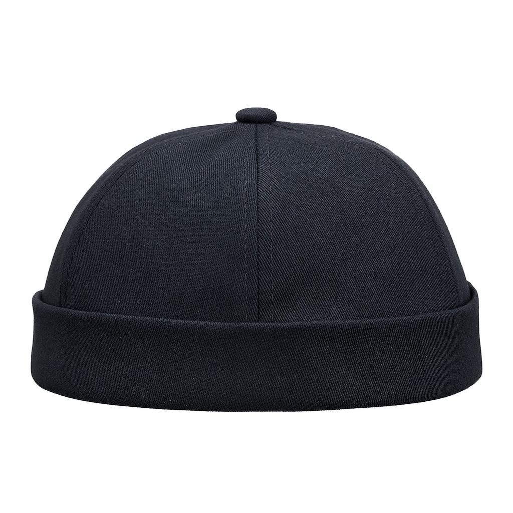 Clape Watch Cotton Roll No Stylish Fisherman Cap for Men and Slimming Solid Retro Cap Cap, Cap, Brim, Round, Spring, Summer, Autumn, Winter, Women,