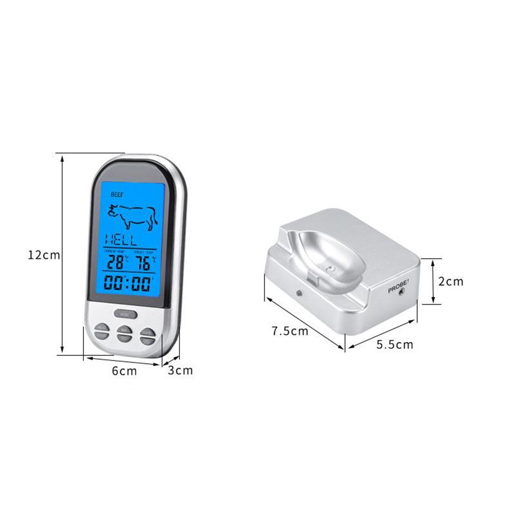 Wireless Grilling Thermometer Food Grilling Thermometer Cooking Set Grill Food Thermometer Kitchen Accessories
