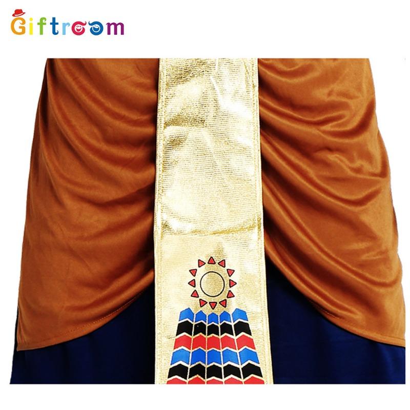 Halloween Masquerade Adult Male Pharaoh Tutankhamun Cosplay Costume Performance Stage Play
