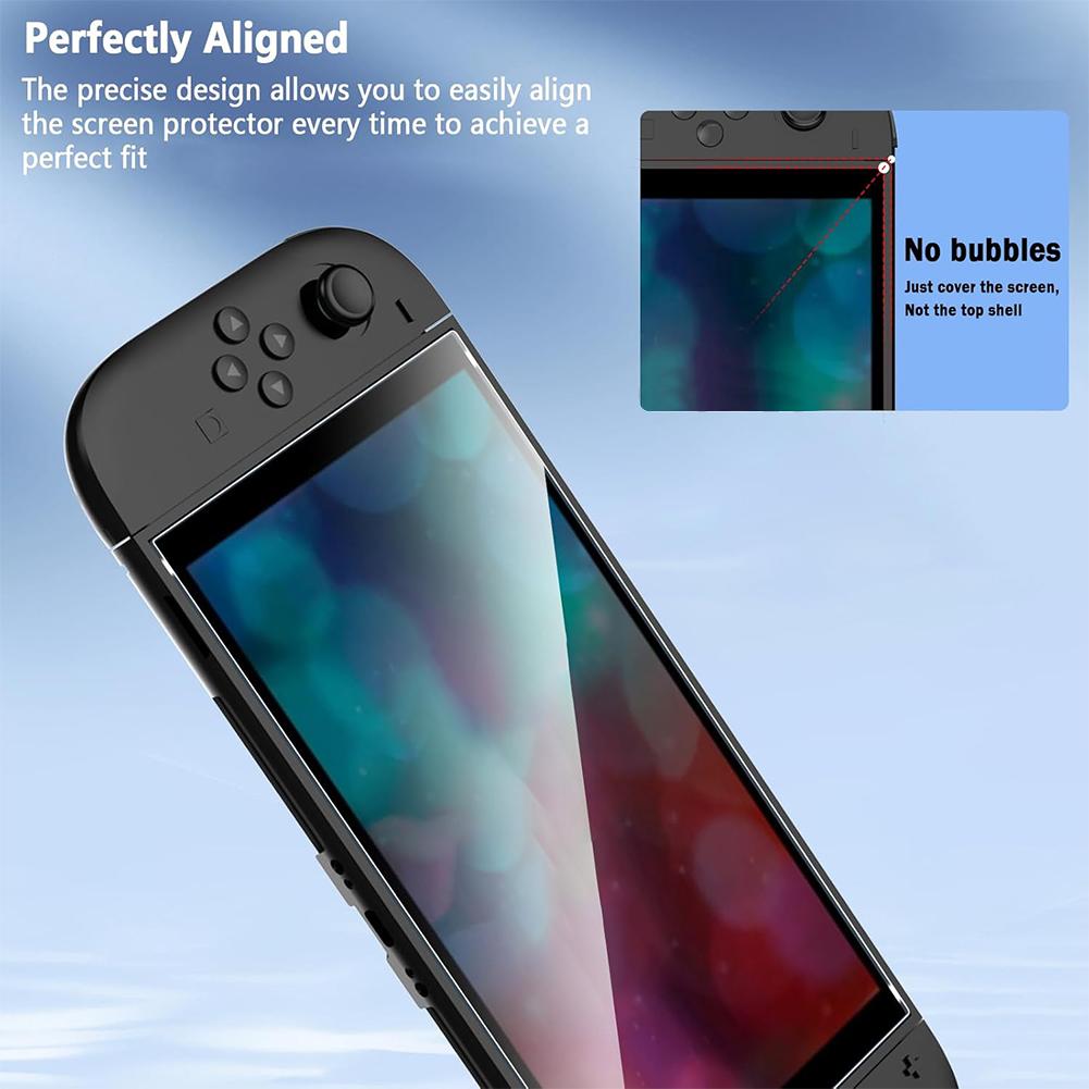 1/2PCS Tempered Glass Screen Protector Films for Nintendo for Switch 2 Game Console Anti-Scratch 9H Screen Tempered Film