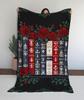 Gothic Bookshelf and Rose Library Blanket - Dark Academia Floral Crochet Tapestry (PDF)