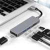 Type-C Multi-Port Adapter: USB Splitter, HDMI, Network, Converter, 5-in-1 Dock