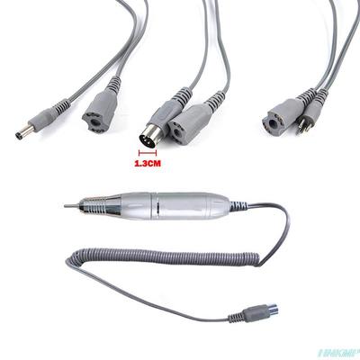 30000 U/min Starke Maschinen-Zubehör Elektrischer Nagelbohrer Handstück Kabel Stromkabel Für Elektrischen Nagelbohrer 10mm Grauer Griff Seil