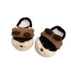 Cute Women's Shoes, New Versatile and Casual Cotton Slippers with A Toe Cap
