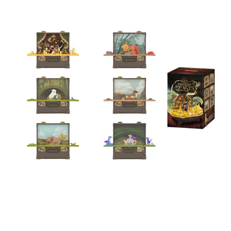 

New POP MART Fantastic Beasts Collection Figure Mystery Boxes Single Mystery Box/Full Box 6 Pcs PPMT-2408-0007 Single Blind Box