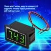 1pc Digital 0.56  LED Display Waterproof Voltmeter DC Voltage Meter Panel (2.5 30V, Green)