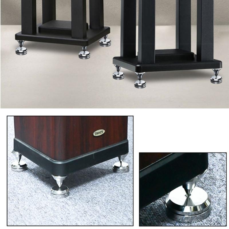 Universal Speaker Isolation Stand Feet Nail Shockproof Foot Mat Reduce Resonance for CD-player Power Amplifiers