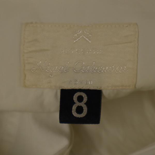 Nigel Cabourn Long Sleeve Cotton Shirt 8 White System Women Used