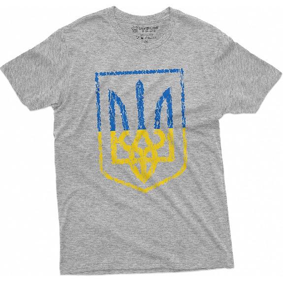 Ukraine Trident T-Shirt Ukrainian Coat of arms Symbol Tee Shirt Tryzub Tee