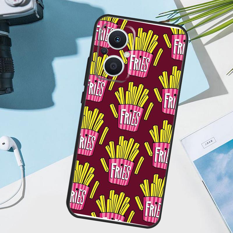 French Fries Before Guys Cover For OPPO Reno 12F 11F 13F 14F 8T 7 8 Lite 10 11 12 13 14 OPPO Find X9 X8 X6 X5 Pro Case