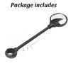1x Bendable Handlebar Mirror 22-30mm Clamp Motorcycle ATV E-Bike Bicycle Scooter