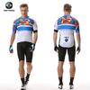 Mens Cycling Jersey Bib Shorts Set Breathable Quick-Dry Performance Wear Road Mountain Bike Riding