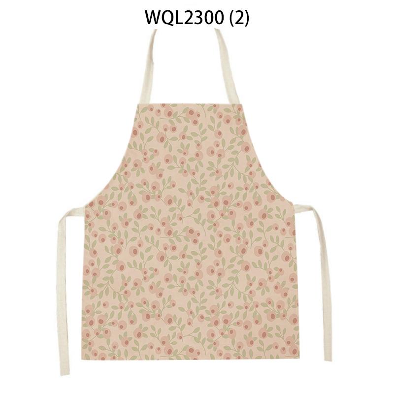 Nordic Simple Apron Clouds Home Cooking Baking Kitchen Aprons Fruit Leaves Coffee Shop Pinafores Cleaning Accessory 2026