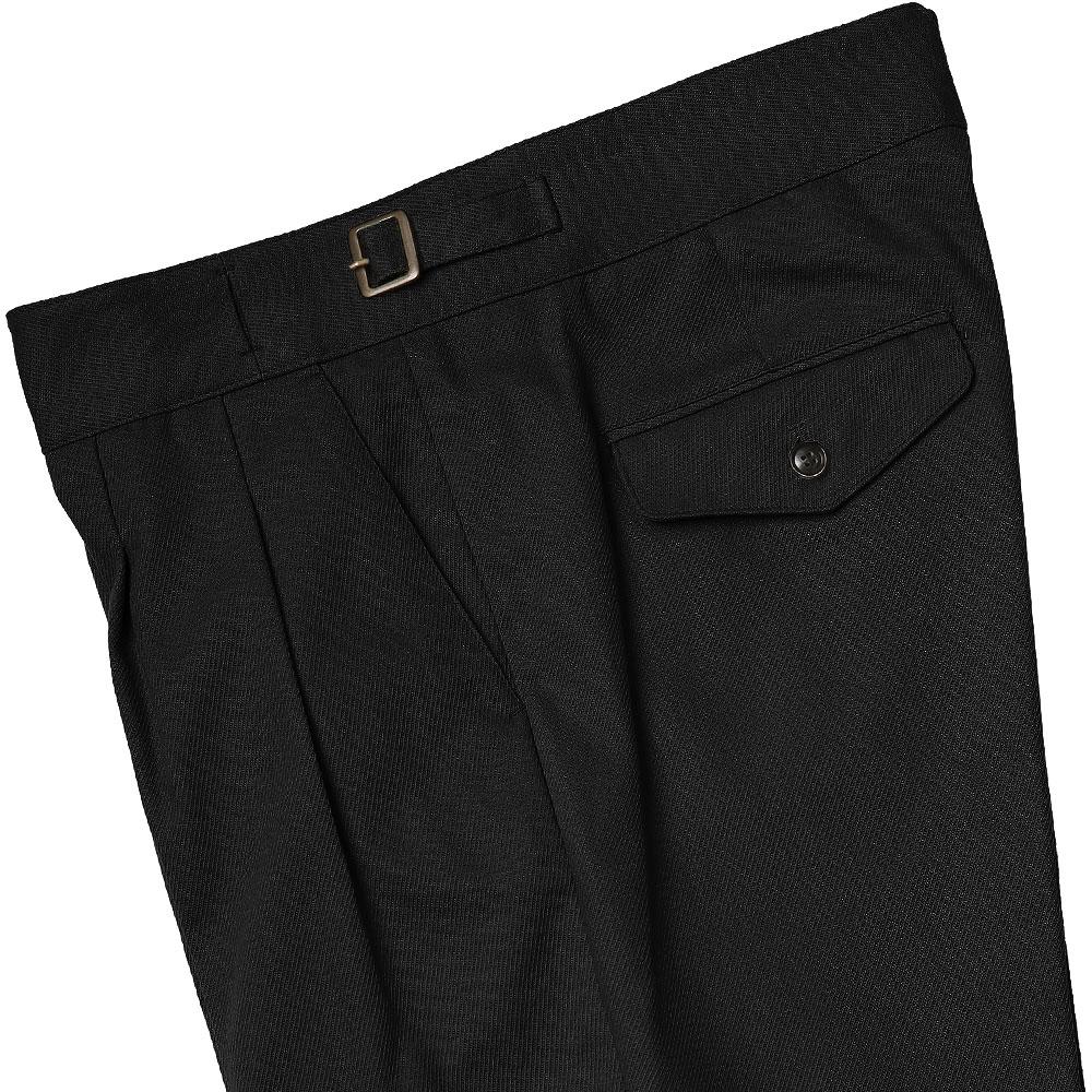 Solti Cotton Gurkha Trousers (Black)