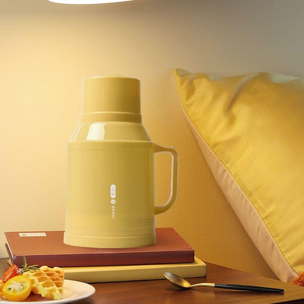 1L/1.6L Glass Liner Insulated Warming Kettle Large Capacity Thermos Pot  Hot  Water