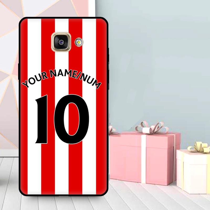 

Personalised Football Number Strips Case For Samsung Galaxy J3 J5 J7 J1 2016 A3 A5 2017 J4 J6 J8 A7 A9 A6 A8 Plus 2018 Cover A3 2017 - A320