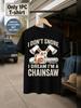 1pc Male Graphic T Shirt Funny I Dont Snore I Dream Im A Chainsaw Print Short Sleeve Crew Neck for Teenagers[solely 1pc T-SHIRT], for Teenager