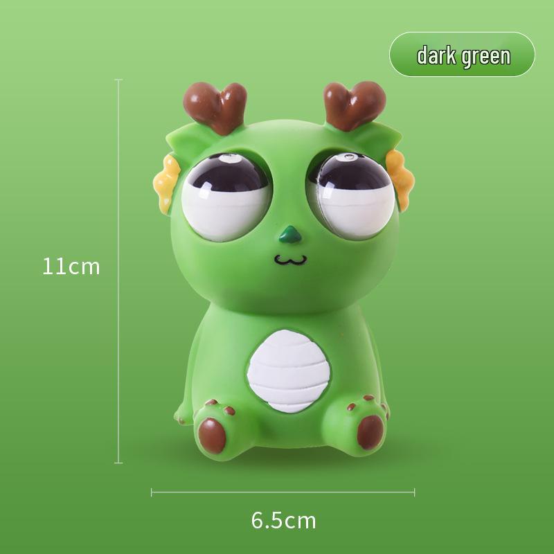 

Распакуйте плюшевую игрушку Взрывной Дракон: Маленький человек-дракон с пристальным взглядом - Игрушка-антистресс для детей Standard