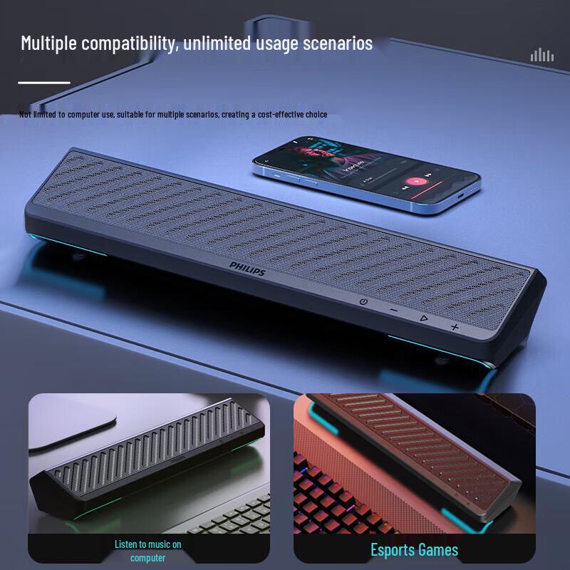 Philips SPA5308 Gaming Bluetooth Computer Speakers with RGB