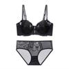 Sexy beautiful back bra big chest small removable shoulder strap underwear soft steel ring upper support gathering bra  women