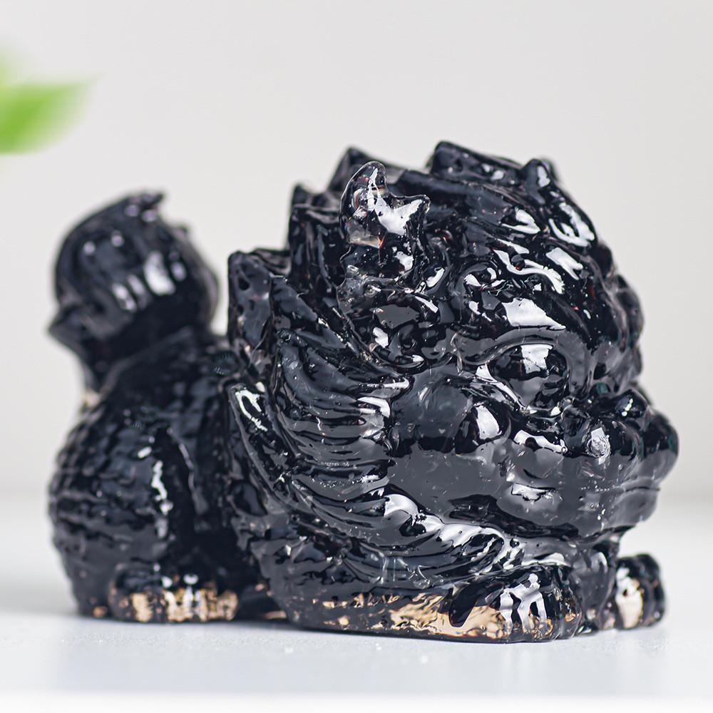 Resin Crystal Feng Shui Figurine For Home Office Decor Gift Idea