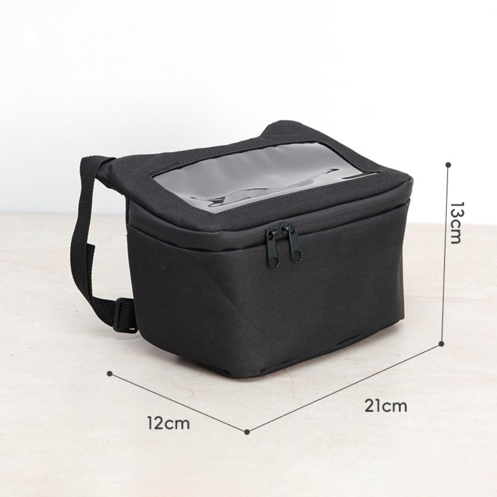 Universal Large Capacity Mountain Bike Bag Waterproof Viewing Window Electric Scooter Bag Bicycle Front Bag